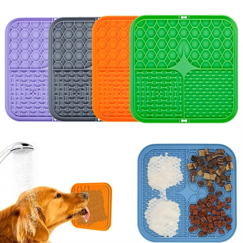 Tapis Silicone Anti-éclaboussures pour Chien & Chat – Protection Sol