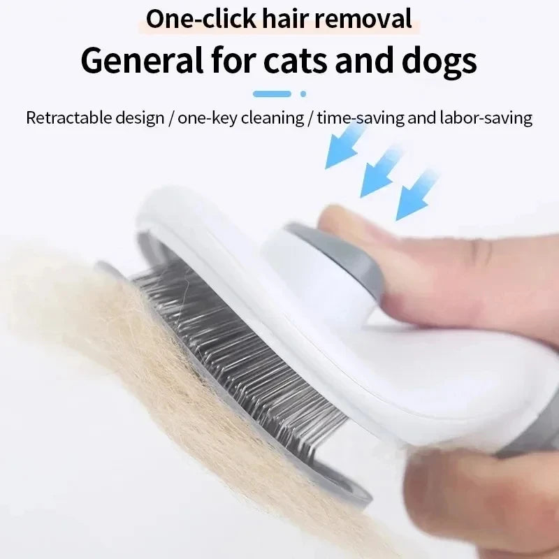 Brosse auto-nettoyante pour chiens et chats – Retire-poils