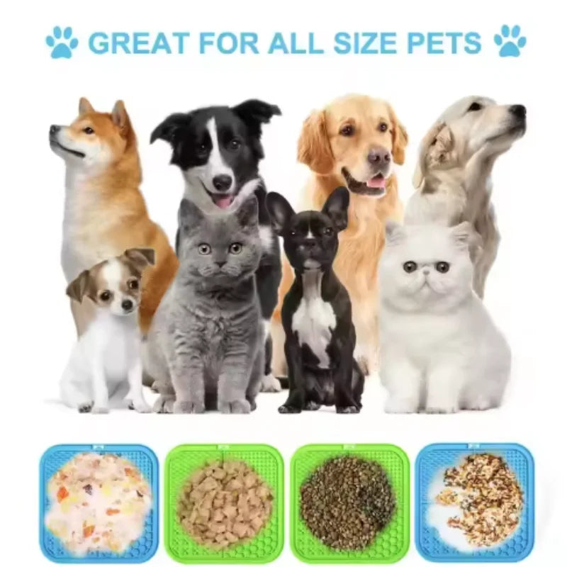 Tapis Silicone Anti-éclaboussures pour Chien & Chat – Protection Sol